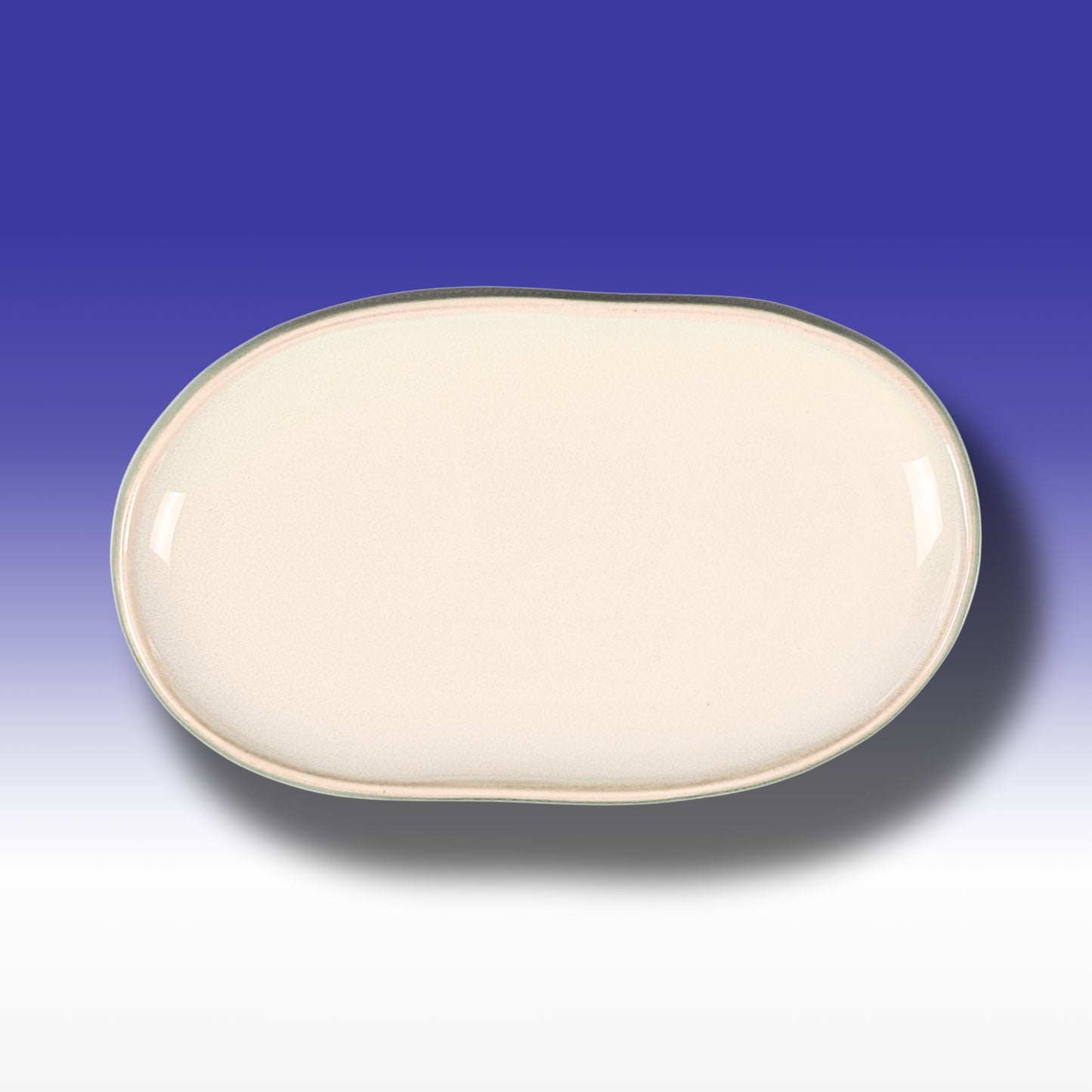 Joseon Baekja Oval Plate