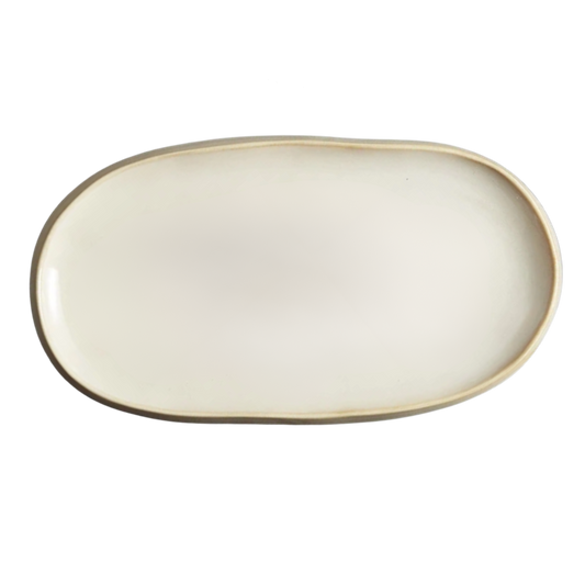 Joseon Baekja Oval Plate