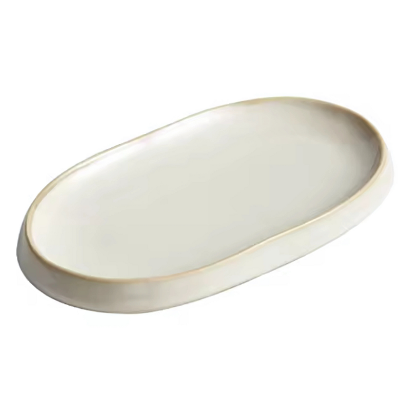 Joseon Baekja Oval Plate