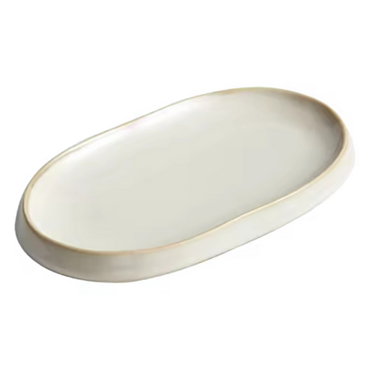Joseon Baekja Oval Plate